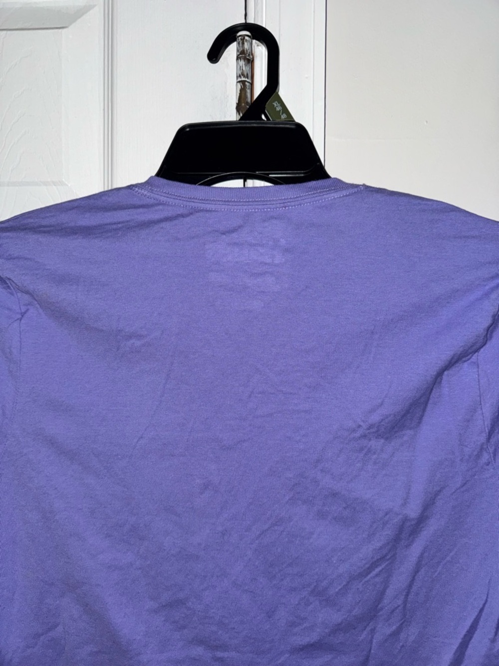 Hanes Women L Purple Butterfly Graphic V-Neck Long Sleeve Cotton Y2K Style NWT - Picture 7 of 8